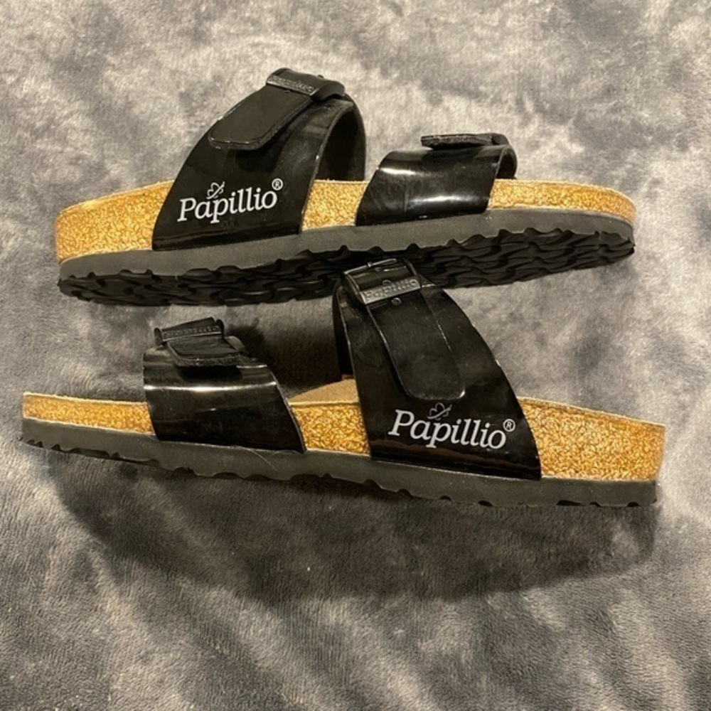Birkenstock Papillio Black sandals size 5-5.5 - Picture 3 of 4